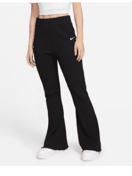 Nike Women’s Black Flared Logo Pants
